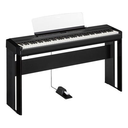 Yamaha P-525B + L-515B Portable Digital Piano Pack - Black