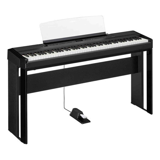 Yamaha P-525B + L-515B Portable Digital Piano Pack - Black