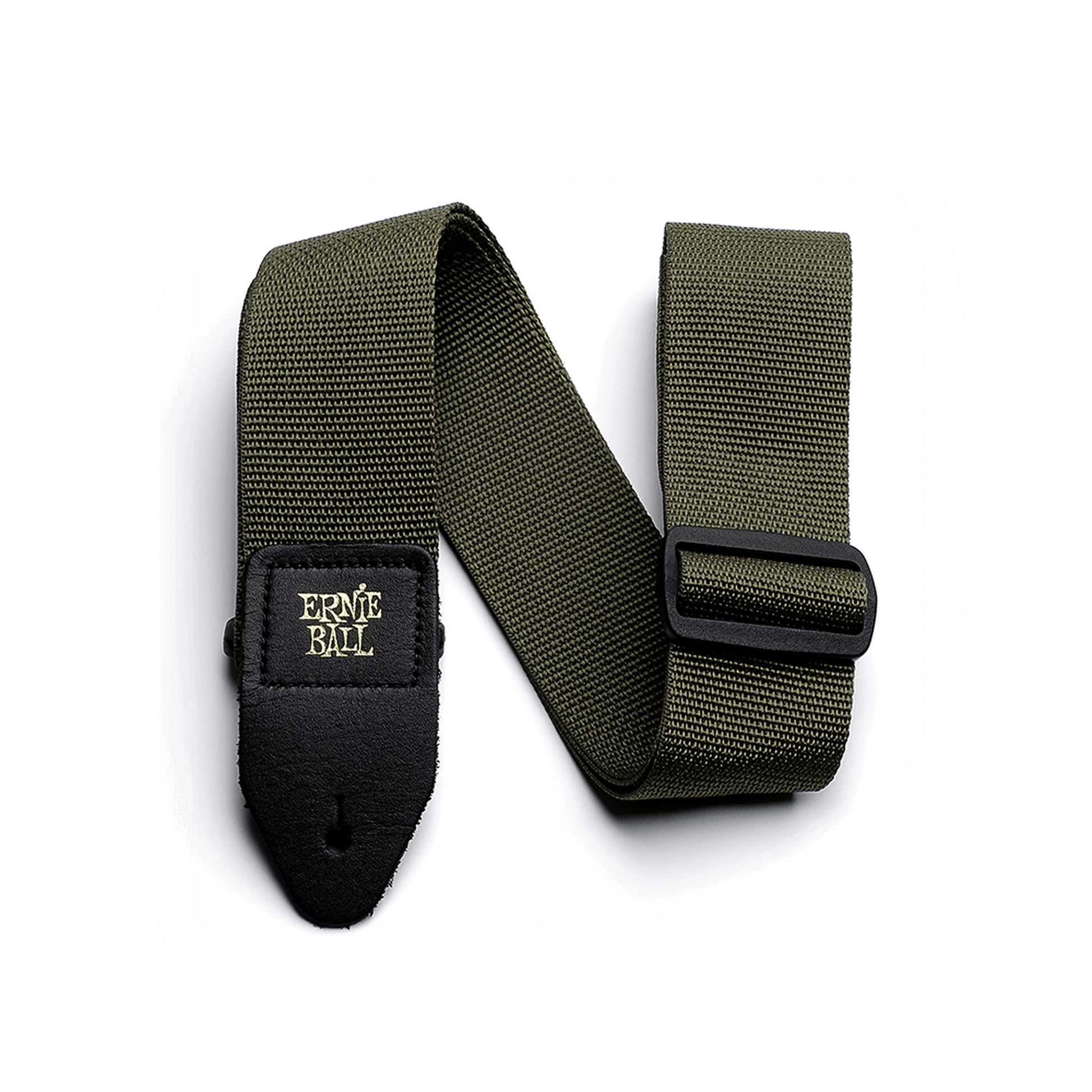 Ernie Ball Polypro Guitar Strap - Olive Green - Joondalup Music Centre