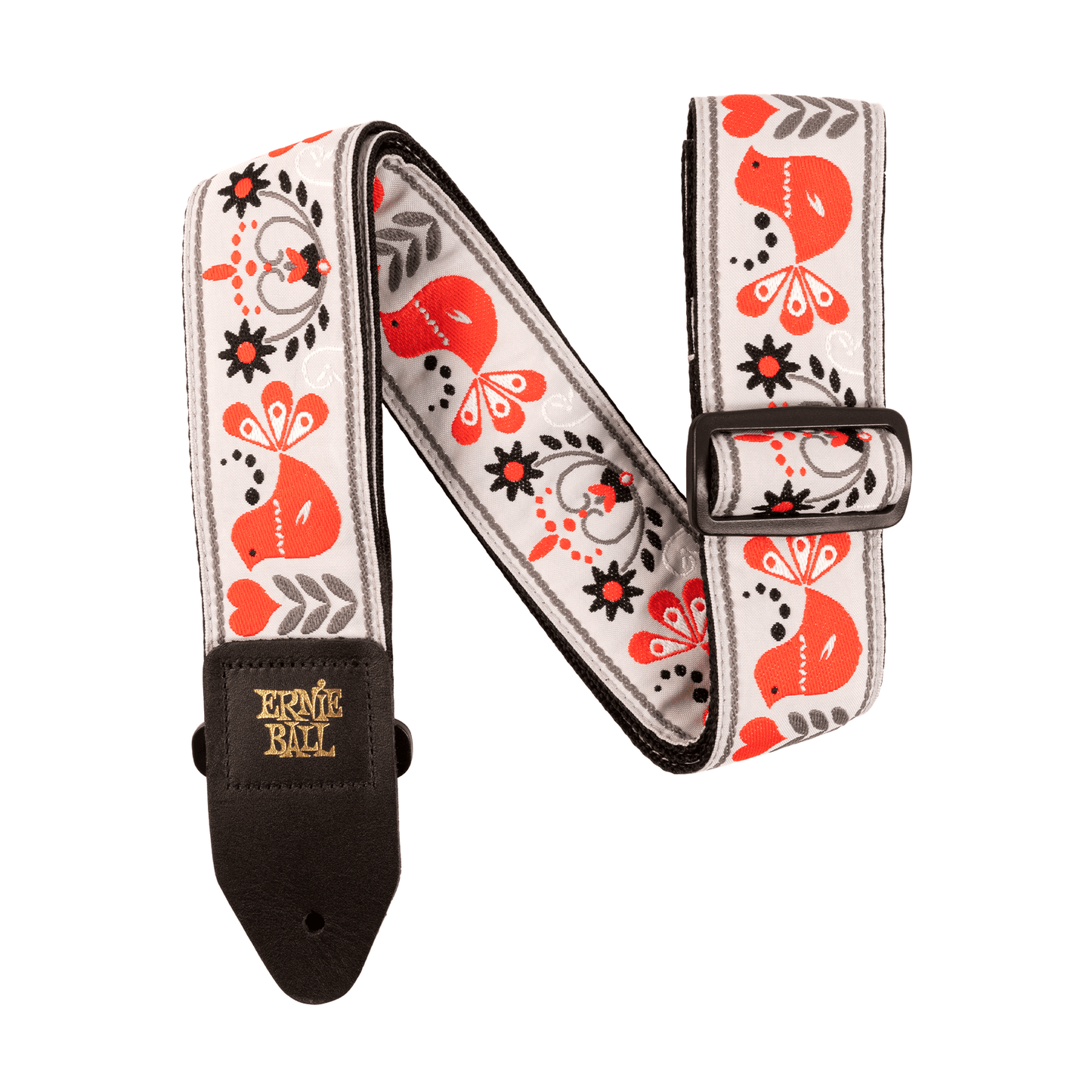 Ernie Ball Jacquard Guitar Strap - Red Bird Winter