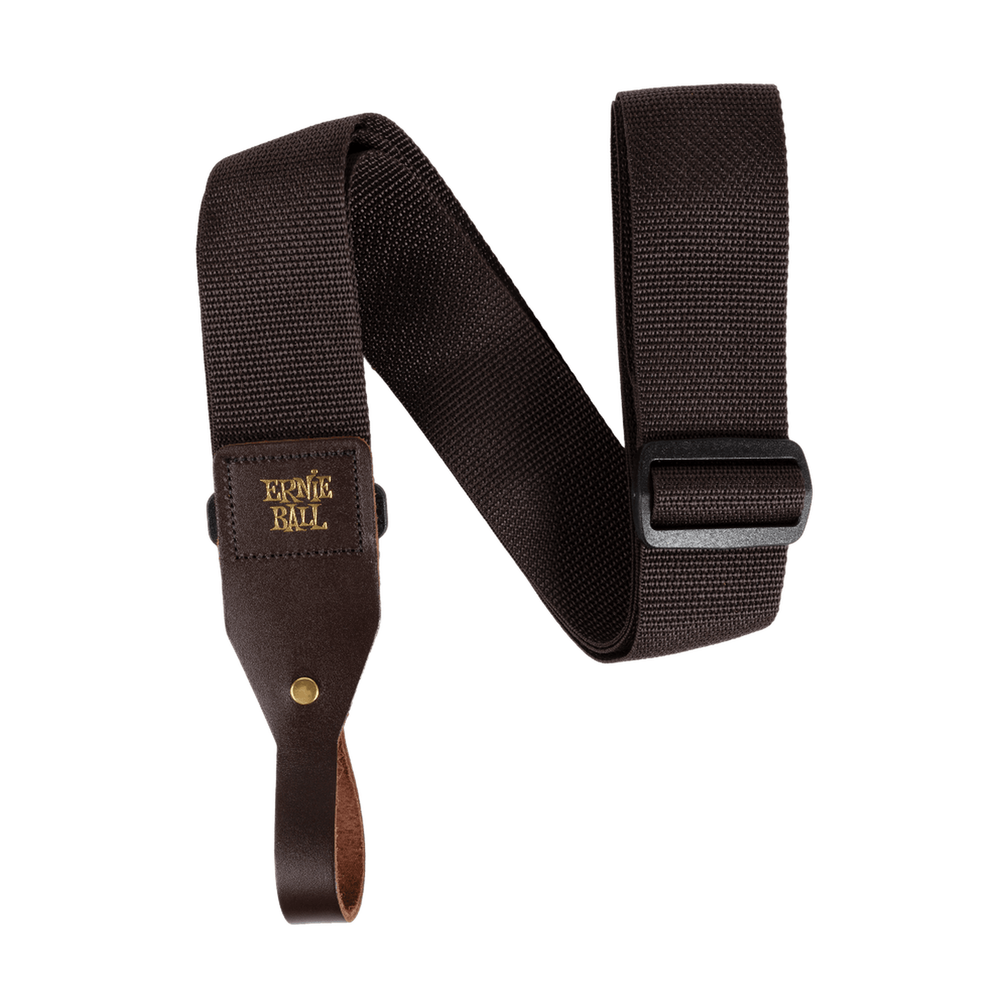 Ernie Ball Polypro Acoustic Guitar Strap - Brown - Joondalup Music Centre