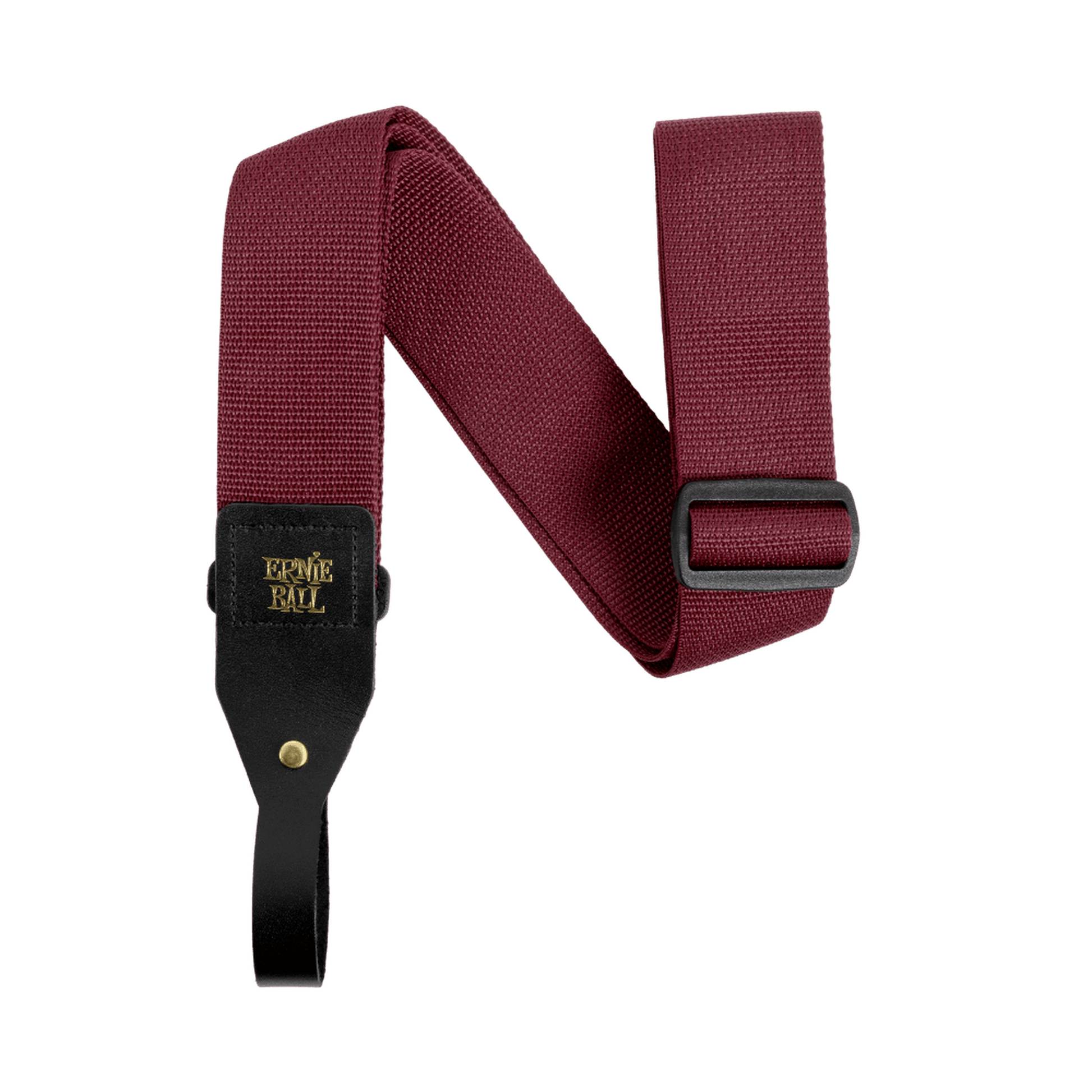 Ernie Ball Polypro Acoustic Guitar Strap - Burgundy - Joondalup Music Centre