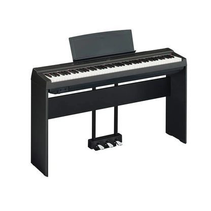 Yamaha P225 Portable Digital Piano Black - w/ L-200B  Stand & LP1B Pedal Assembly