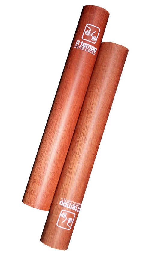 A Tempo Percussion Wooden Claves in Brazillian Oak