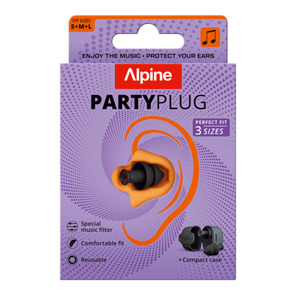 Alpine Partyplug Earplugs - Black