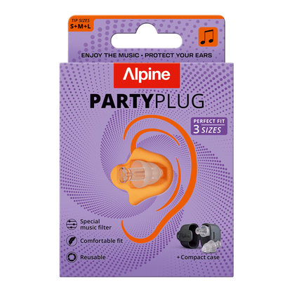 Alpine PartyPlug Earplugs - Transparent
