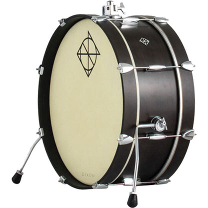 Dixon Little Roomer Series Bass Drum 20 x 7"  - Black Coal Satin Finish