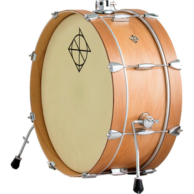 Dixon Little Roomer Series Bass Drum 20 x 7" - Satin Natural Lacquer Finish