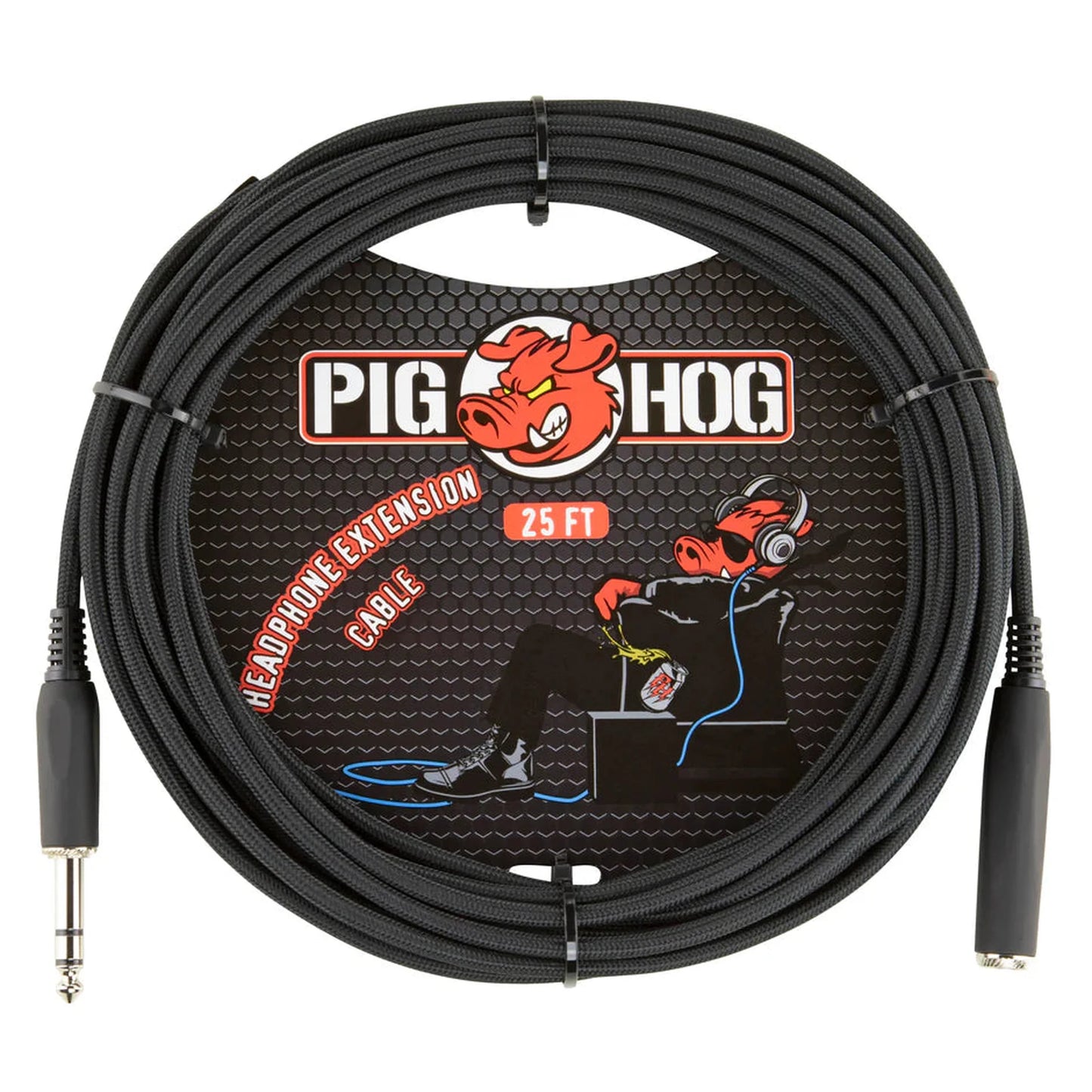 Pighog Headphone Extension Cable, 1/4" - 25ft - CABLES & ADAPTORS - [shop-name]