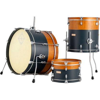 Dixon Little Roomer Select 3-Pce Drum Kit - Natural/Heirloom Grey Finish