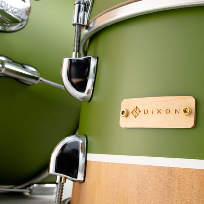 Dixon Little Roomer Select 3-Pce Drum Kit - Natural/Satin Military Green Finish