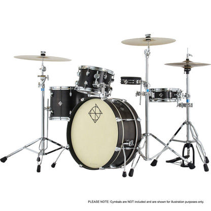 Dixon Little Roomer Series 5-Pce Drum Kit - Black Coal Finish