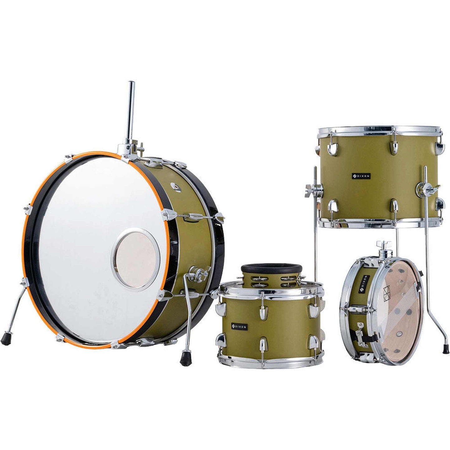 Dixon Little Roomer Series 5-Pce Drum Kit - Olive Green Finish