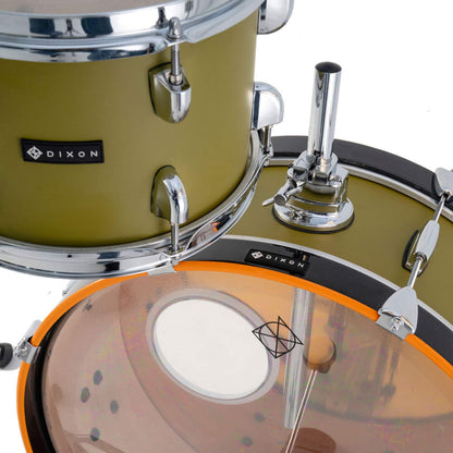 Dixon Little Roomer Series 5-Pce Drum Kit - Olive Green Finish