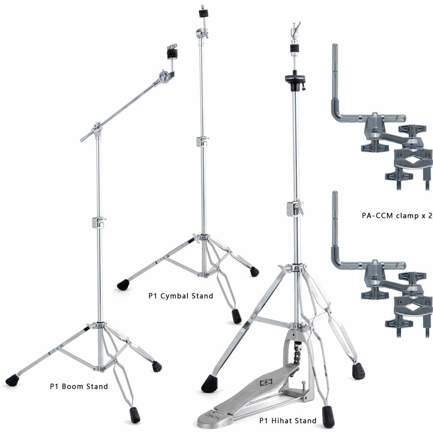 Dixon Little Roomer Series 5-Pce Drum Kit - Olive Green Finish
