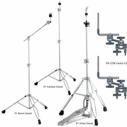 Dixon Little Roomer Series 5-Pce Drum Kit - Olive Green Finish