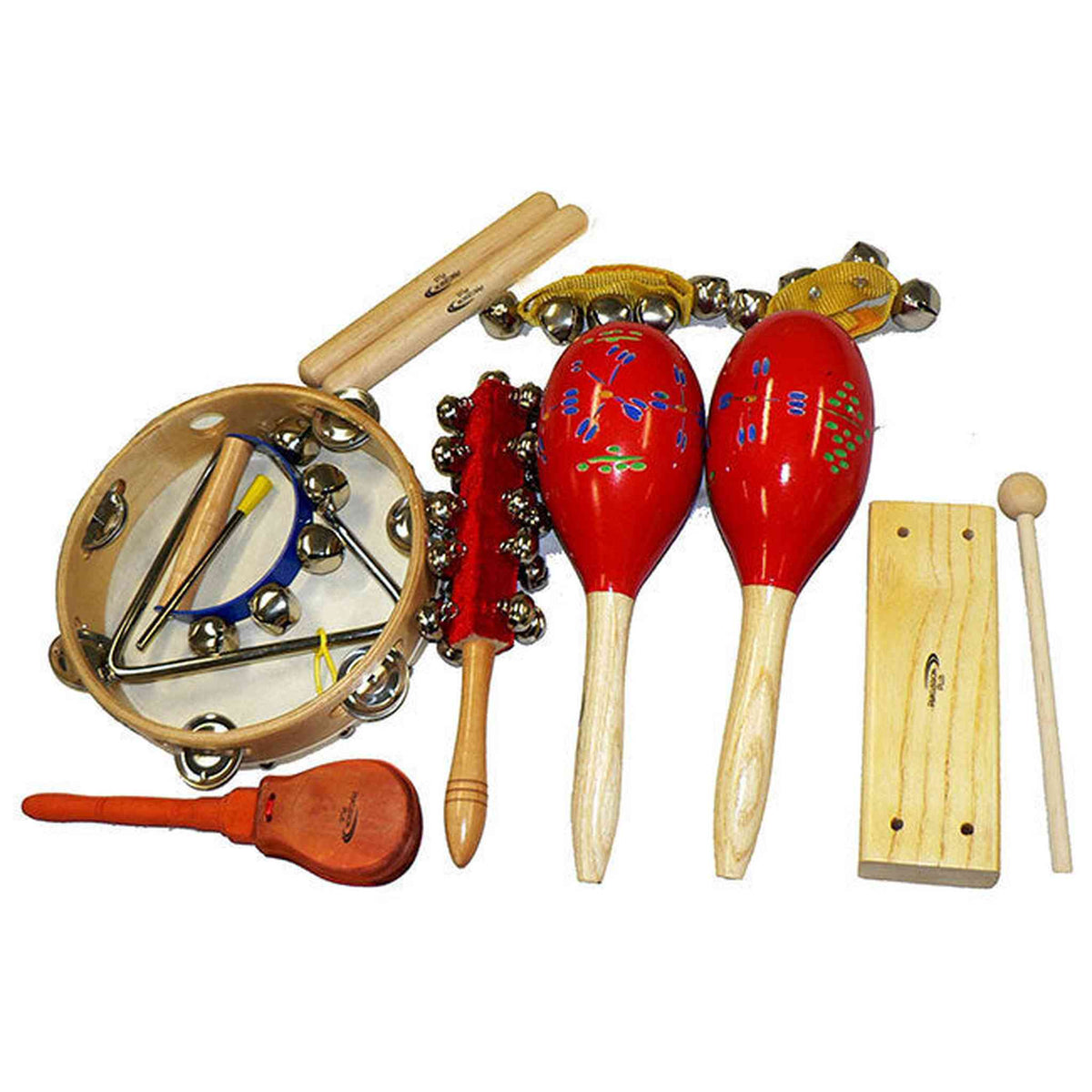Percussion Plus 9-Piece Percussion Set in Carry Bag