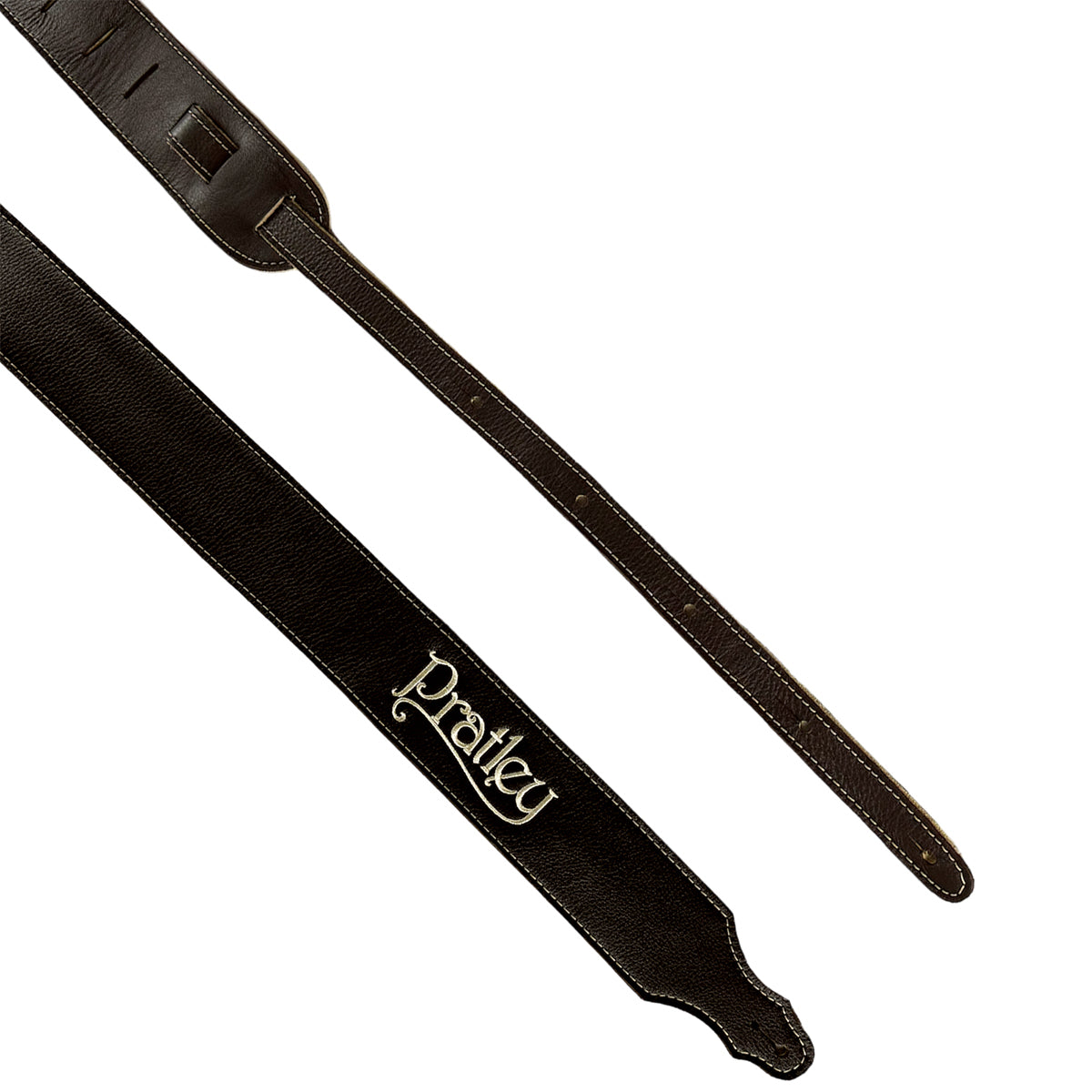 Pratley Black Leather Strap with Suede Backing 2.5