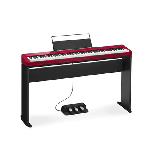 Casio Privia PX-S1100 Digital Piano - Red w/ CS68P Stand + SP34 Tri-Pedal