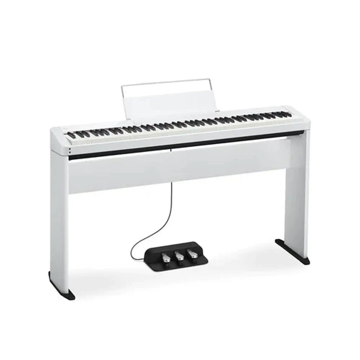 Casio Privia PX-S1100 Digital Piano - White w/ CS68P Stand + SP34 Tri-Pedal