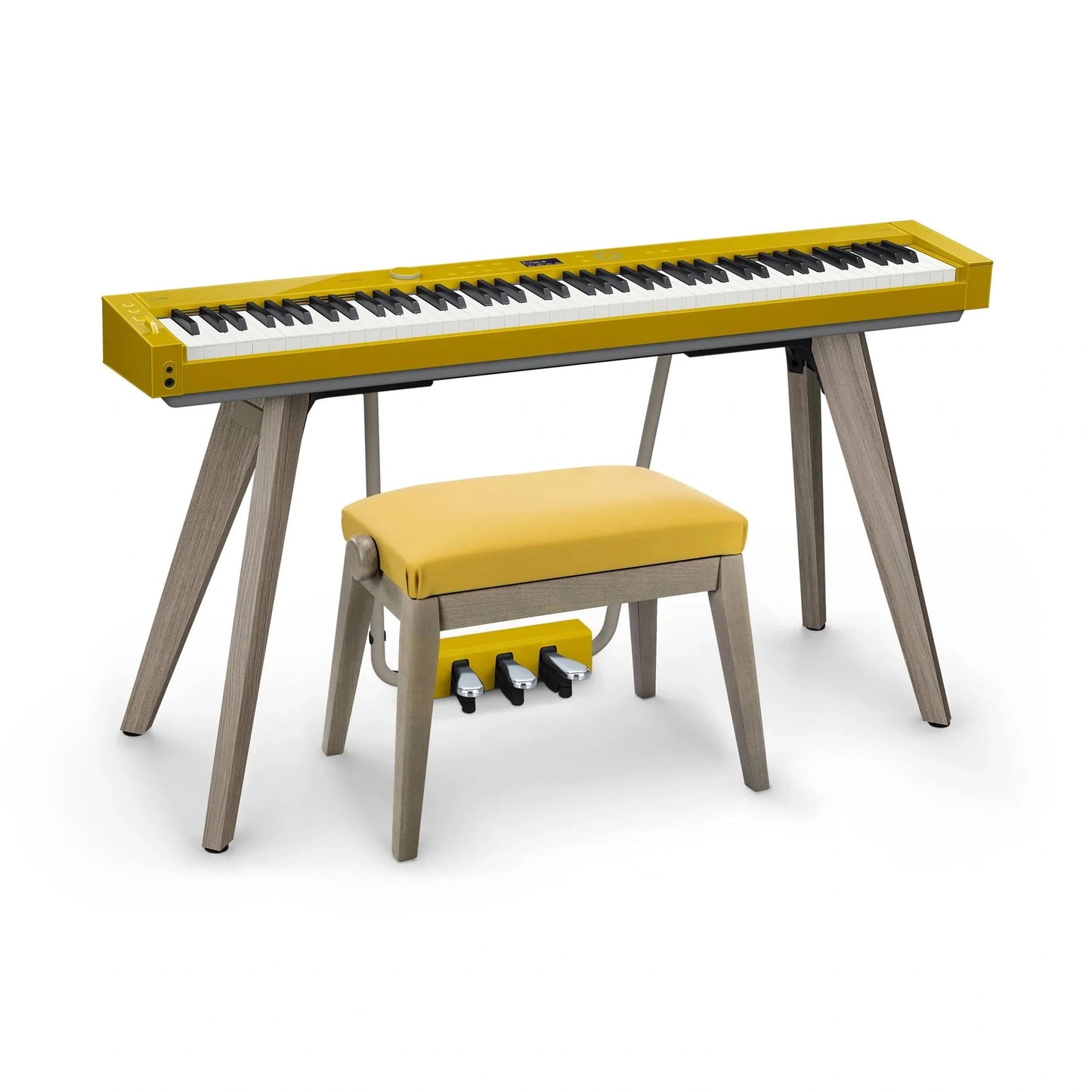Casio BG50 Kobe Piano Bench - Mustard