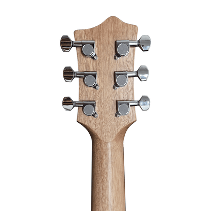 Pratley DVR Single Cutaway Solid Qld Blue Fig Body Electric Guitar - Denim Blue from Joondalup Music Centre 4