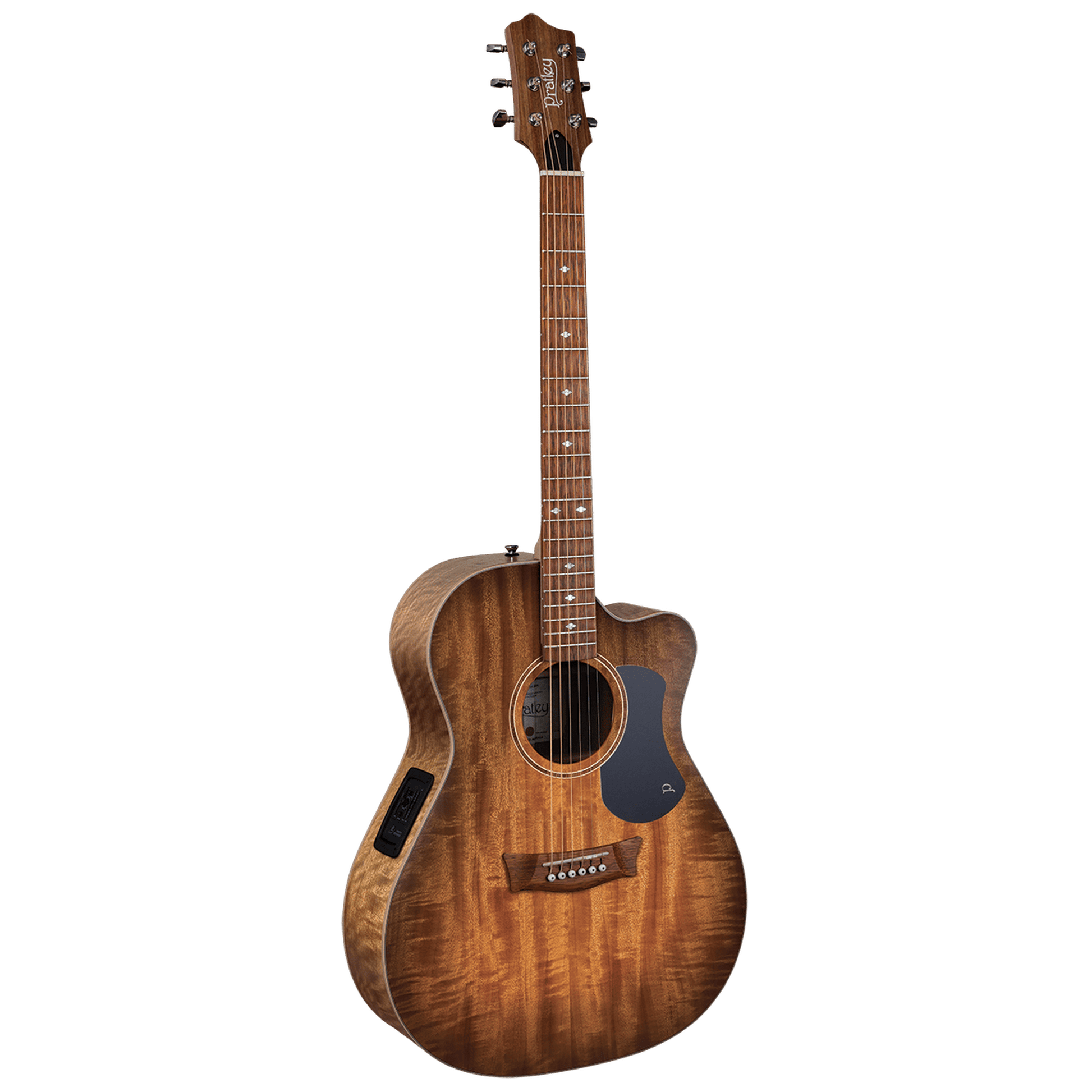 Pratley Premier OM Solid Maple/Silkwood - B/S Smokeburst from Joondalup Music Centre