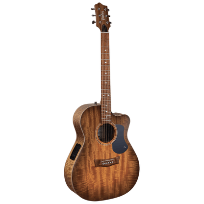 Pratley Premier OM Solid Maple/Silkwood - B/S Smokeburst from Joondalup Music Centre