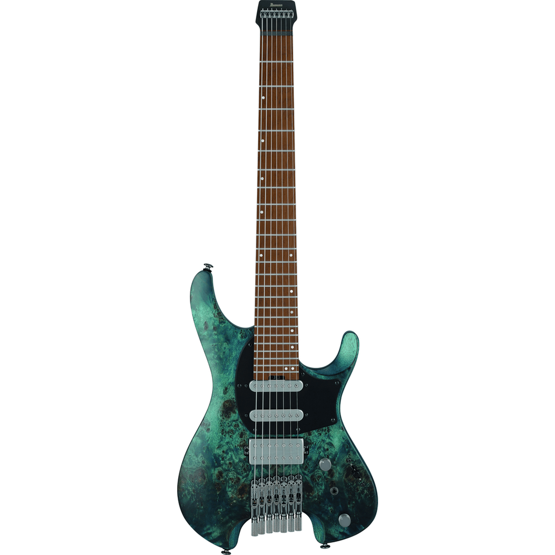 Ibanez Premium Q547PB 7-String Headless Electric Guitar - Cosmic Blue Low Gloss - Joondalup Music Centre