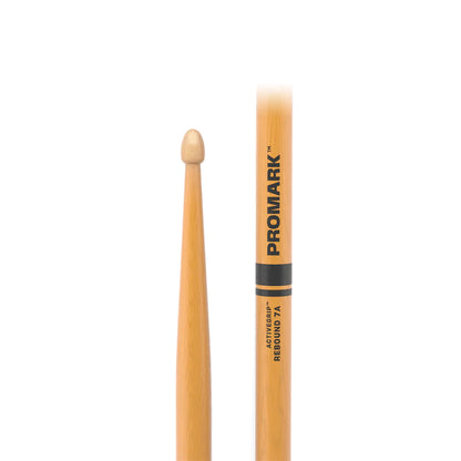 Promark Drum Sticks - Rebound 7A Activegrip Wood Tip - Clear