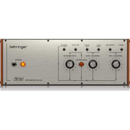 Behringer Spring Reverberation Unit Type 646 Effects Pedal - EFFECTS - [shop-name]