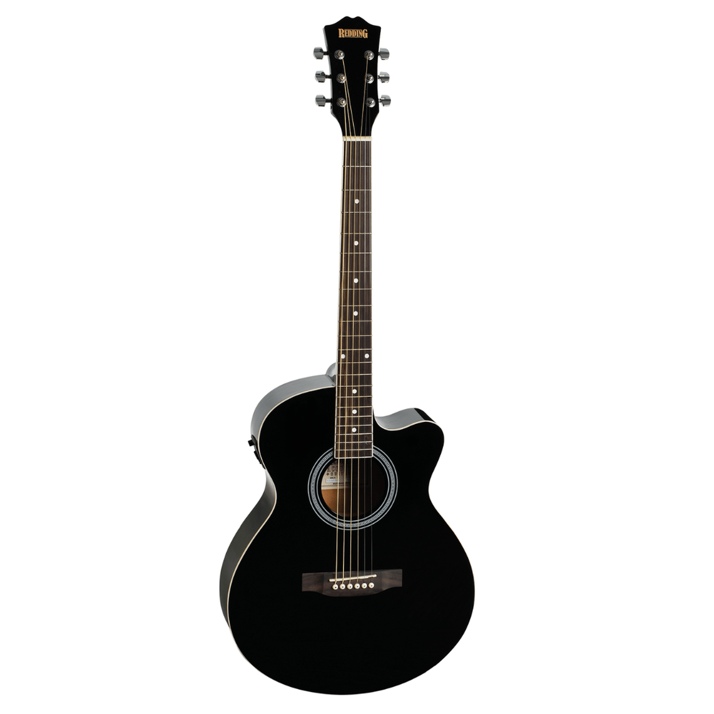 REDDING RGC51PCEBK Grand Concert Acoustic Electric Guitar Pack - Black