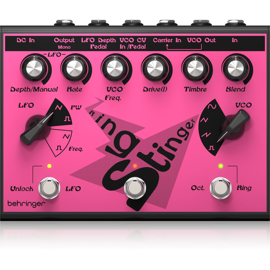Behringer Ring Stinger Ring Modulator & Fuzz Pedal top