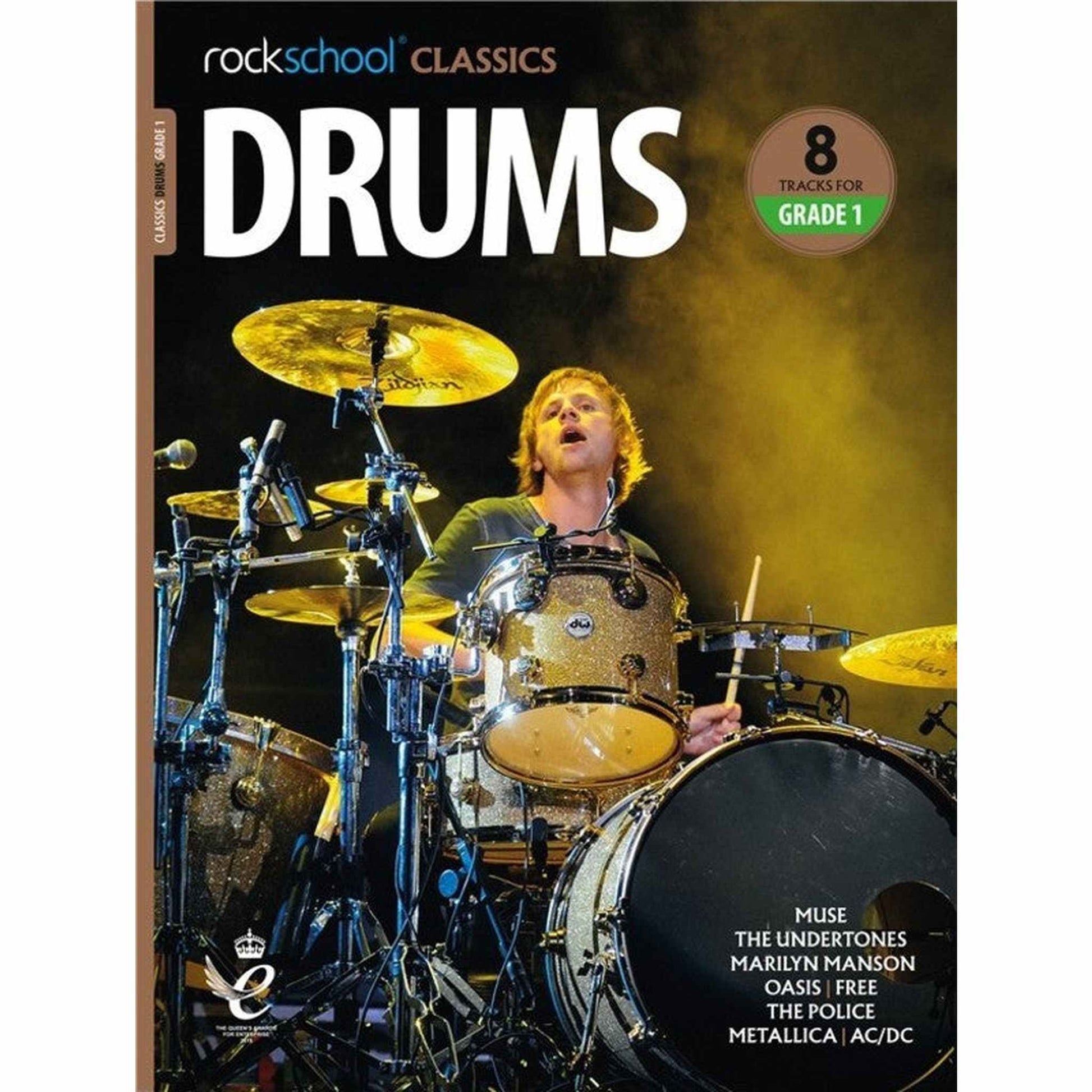 Rockschool Classics Drums Grade 1-BOOKS-Joondalup Music Centre