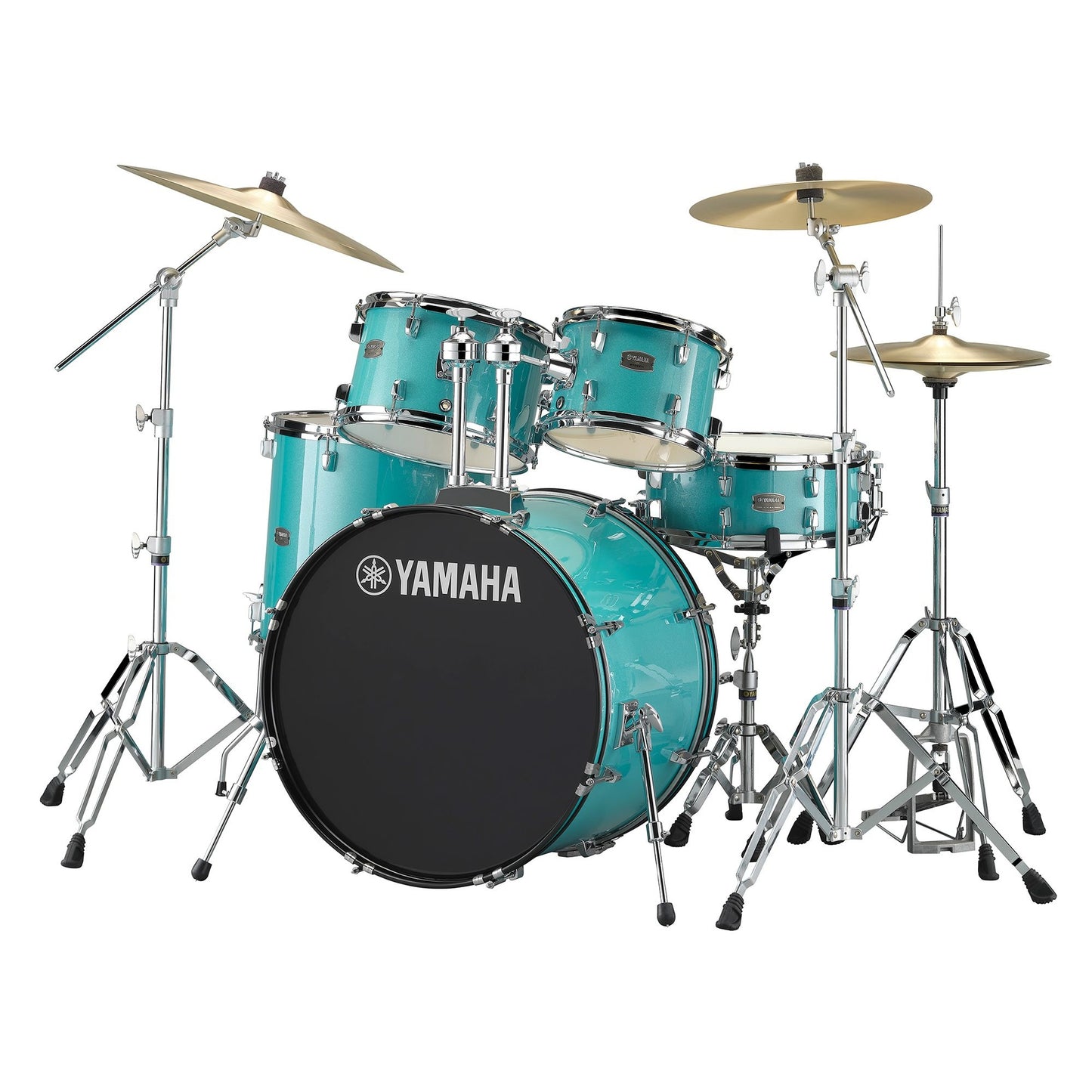 Yamaha RYD22RD Rydeen Euro Acoustic Drum Kit - Turquoise Glitter - Joondalup Music Centre