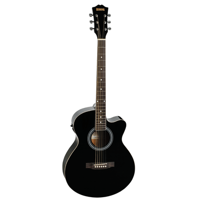 Redding RGC51PCEBK Grand Concert Acoustic Electric Guitar Pack - Black 2