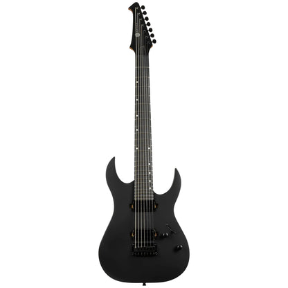 Spira S-407-MBK 7 String Electric Guitar - Satin Black