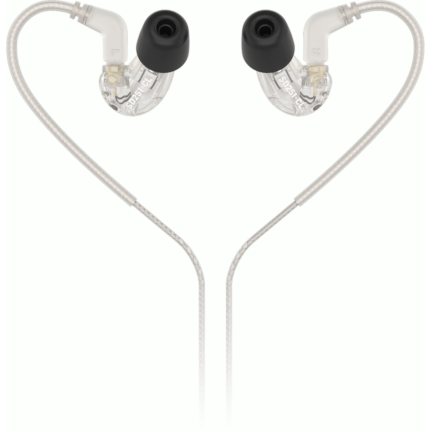 Behringer SD251-CL Pro In-Ear Studio Earphones - Clear