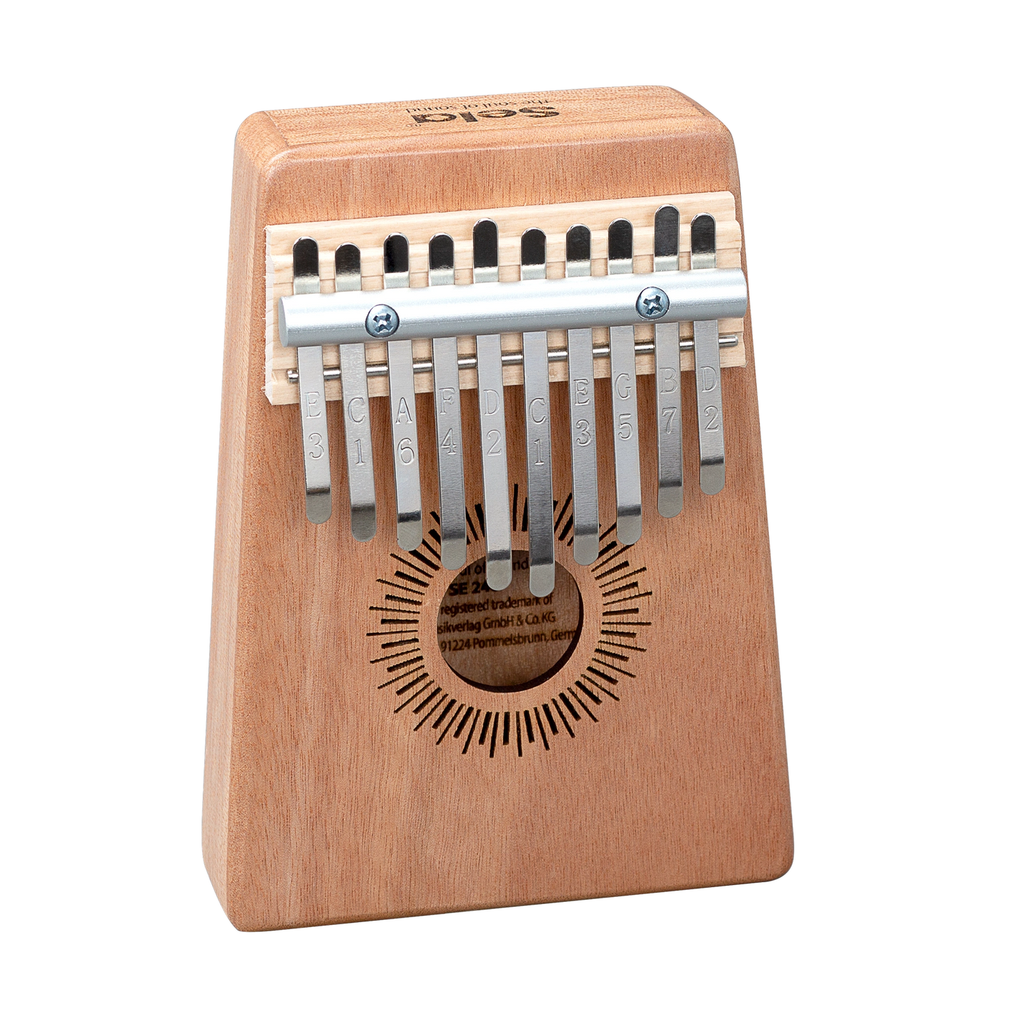 Sela SE240 Mahogany Kalimba 10-key - PERCUSSION - [shop-name]