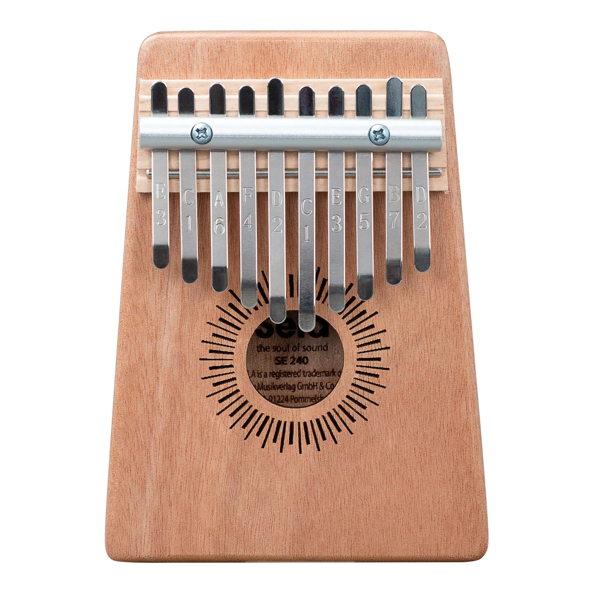 Sela SE240 Mahogany Kalimba 10-key - PERCUSSION - [shop-name]