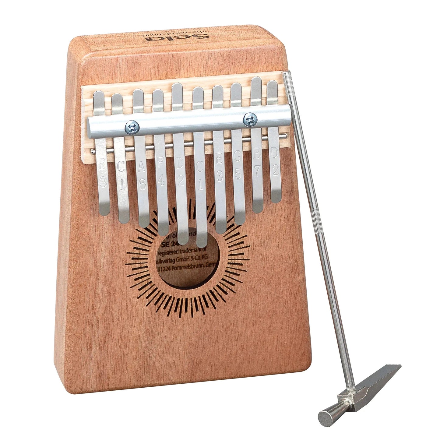 Sela SE240 Mahogany Kalimba 10-key - PERCUSSION - [shop-name]