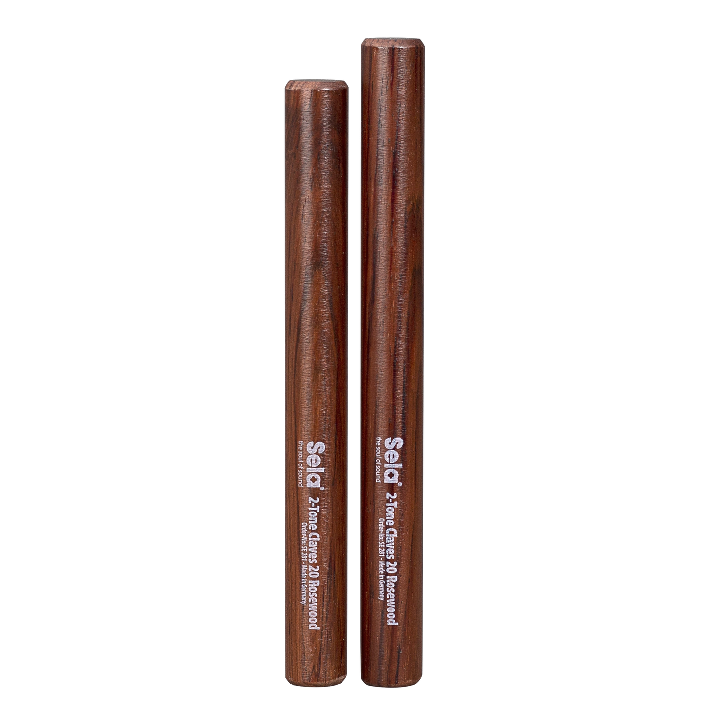 Sela SE 281 2-Tone Claves Rosewood - 20mm - PERCUSSION - [shop-name]