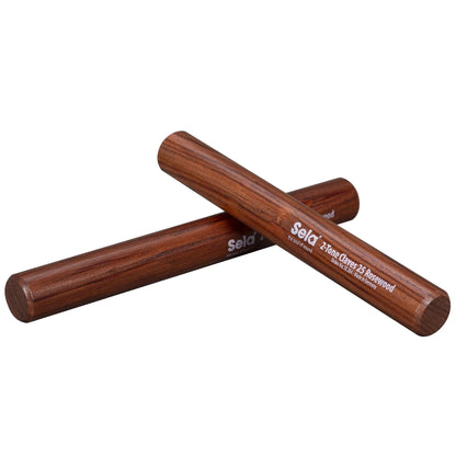 Sela SE284 2-Tone Rosewood Claves - 25mm - PERCUSSION - [shop-name]