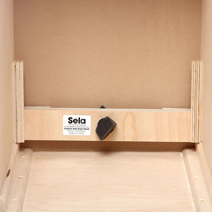 Sela "CaSela" Professional Snare Cajon - Satin Nut Finish