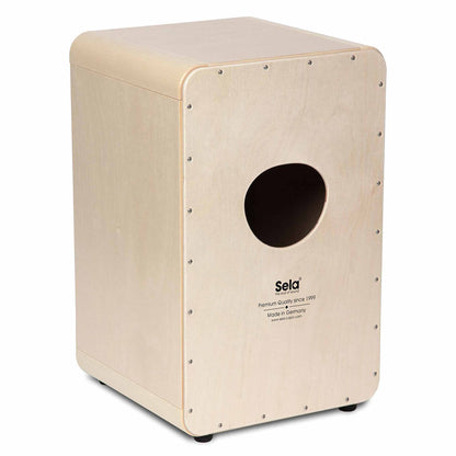 Sela "CaSela" Professional Snare Cajon - Satin Nut Finish