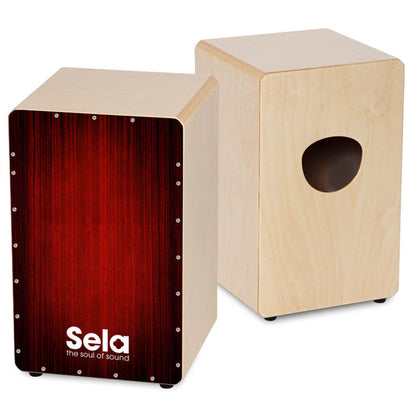 Sela "Varios" Professional Snare Cajon - Red Finish