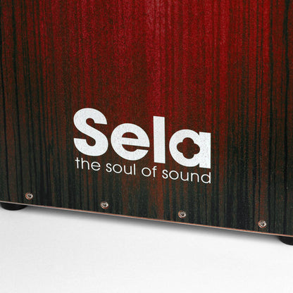 Sela "Varios" Professional Snare Cajon - Red Finish