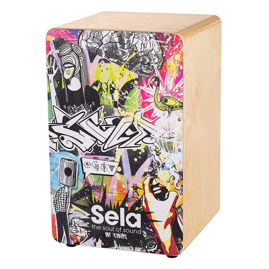 Sela "Art Series" Professional Cajon - Urban Design-PERCUSSION-Joondalup Music Centre