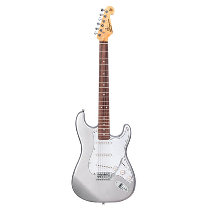 SX Full Size Electric Guitar Pack - Metallic Silver Sparkle