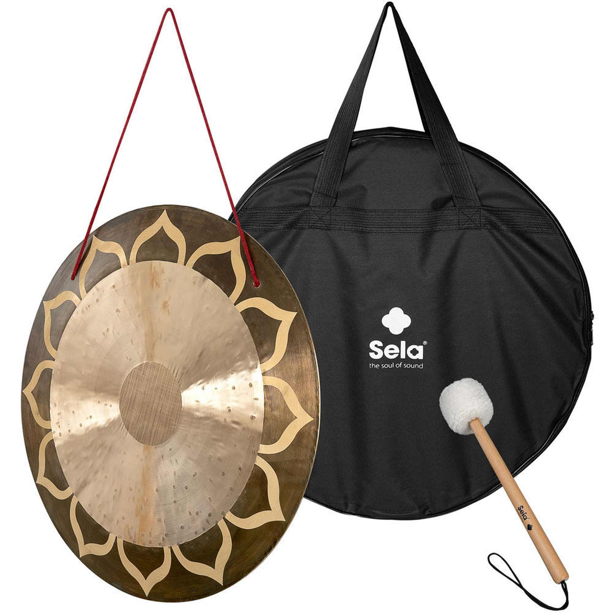 Sela 20" Lotus Traditional Handmade Chau Gong